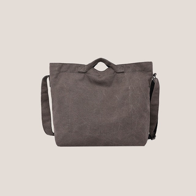 english logo shoulder tote bag　英字ロゴショルダートートバッグ　J1176