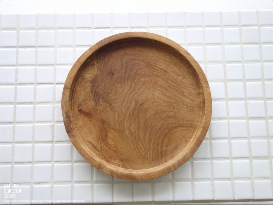 無垢材 サークルプレート20cm 木皿 ディッシュ 木の食器 パンプレート