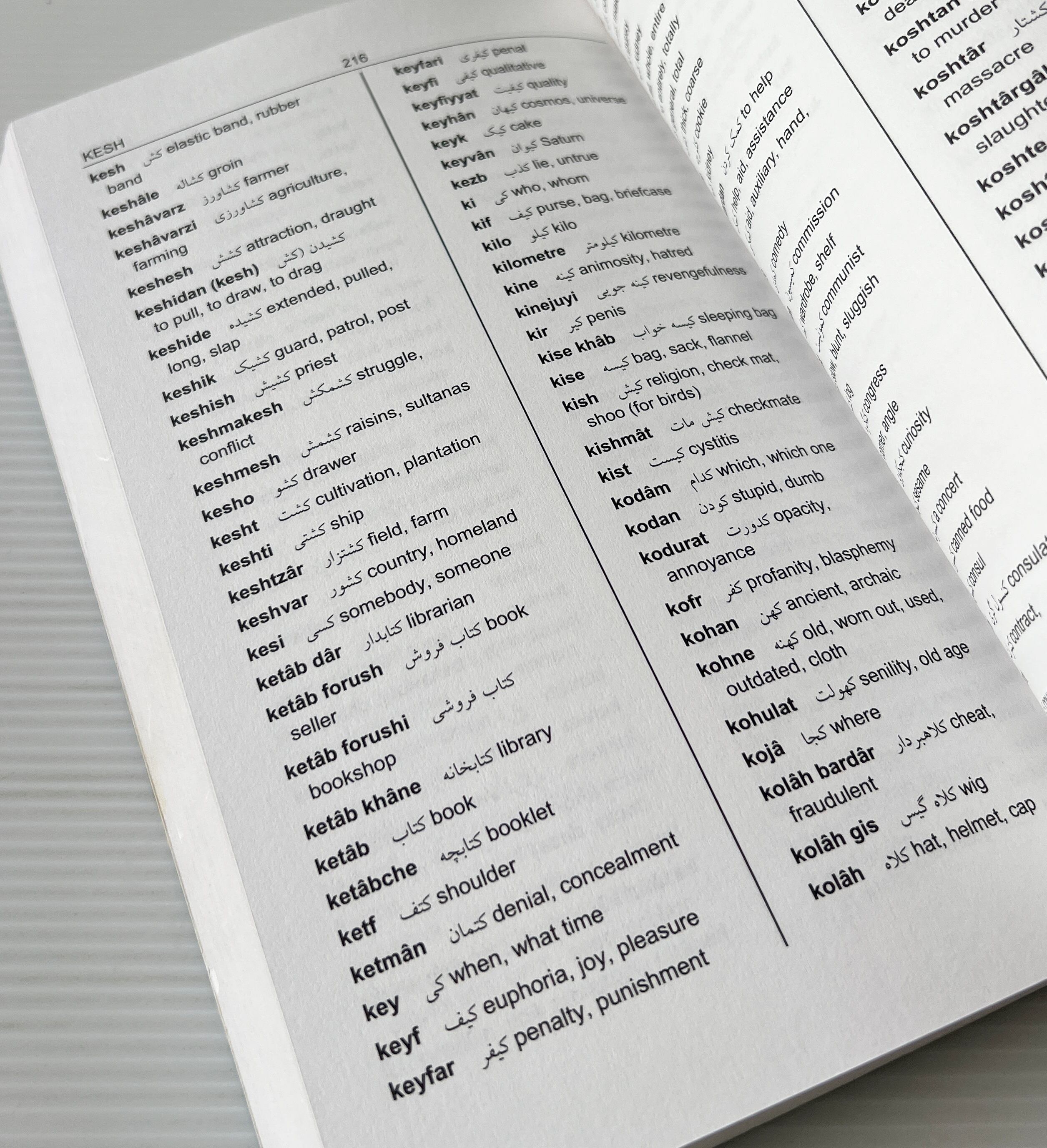 Persian-English English-Persian Learner's Dictionary / Yavar Dehghani / IBEX Publishers