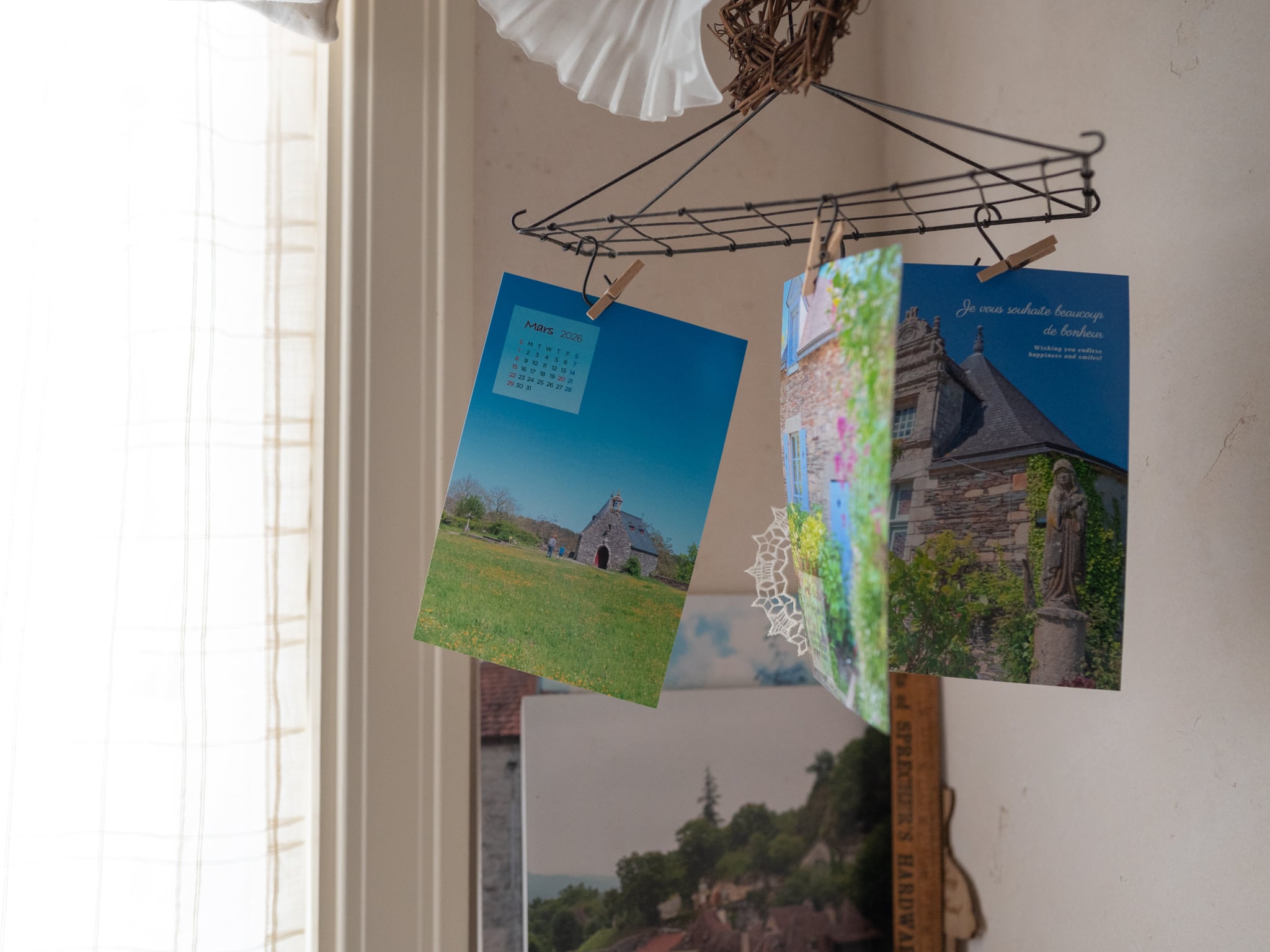 2026年 フランスの美しい村 ポストカードカレンダー ブルターニュ地方