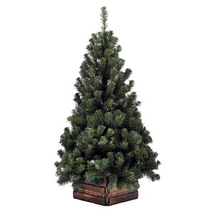 クリスマスツリー120cm幅広　１個　【 高級幅広濃緑ツリー】