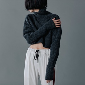 【23A/W】AO-43  TURTLE COMPACT KNIT / charcoal