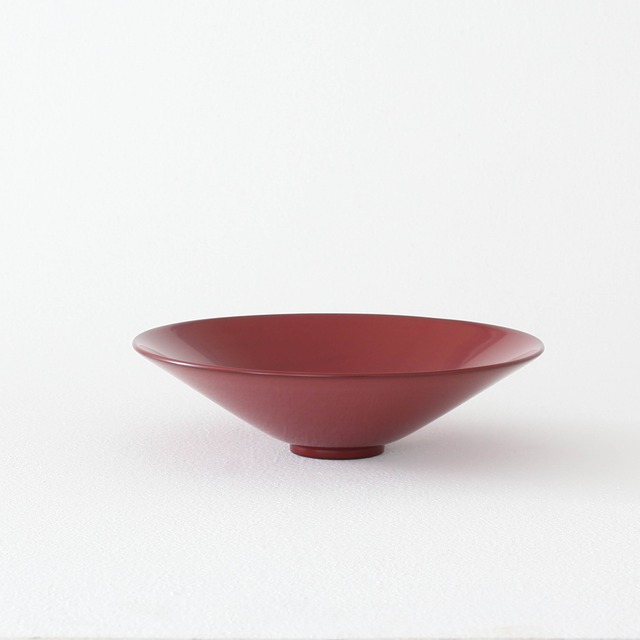 中野知昭 Tomoaki Nakano｜269 七寸笠鉢 朱