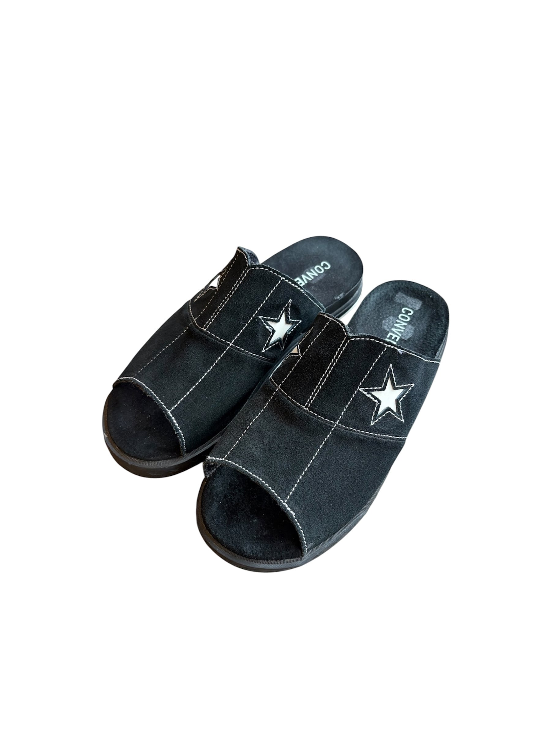 希少 90s CONVERSE ONE STAR サンダル 黒 スエード US7 | enishi vintage