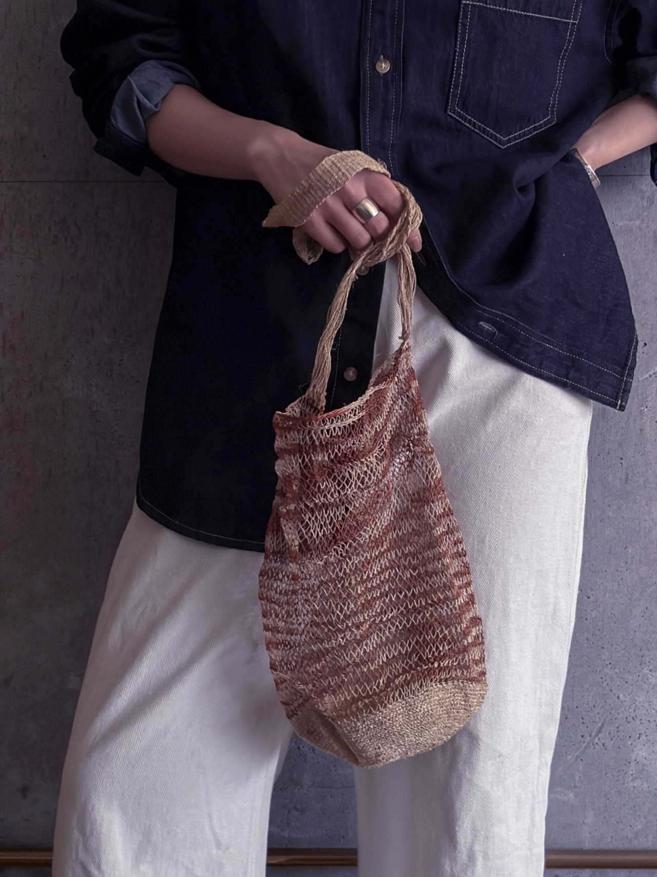 Khmu／shoulder bag（Brown）