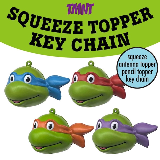 【TURTLES】スクイーズトッパーキーチェーン