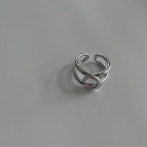 silver loop ring