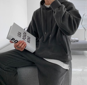 韓国風フーディスエットセットアップ【DTBSU07】