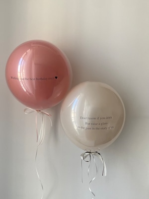 custom float balloon  -SMALL size-【全22色】