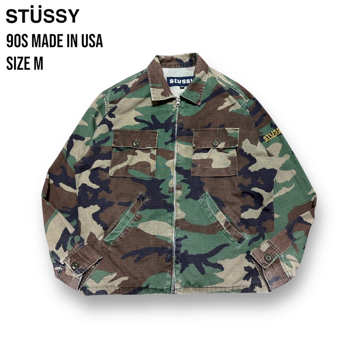 Stussy Army Jacket Camouflage Stussy Army Jacket Stussy X Denim 