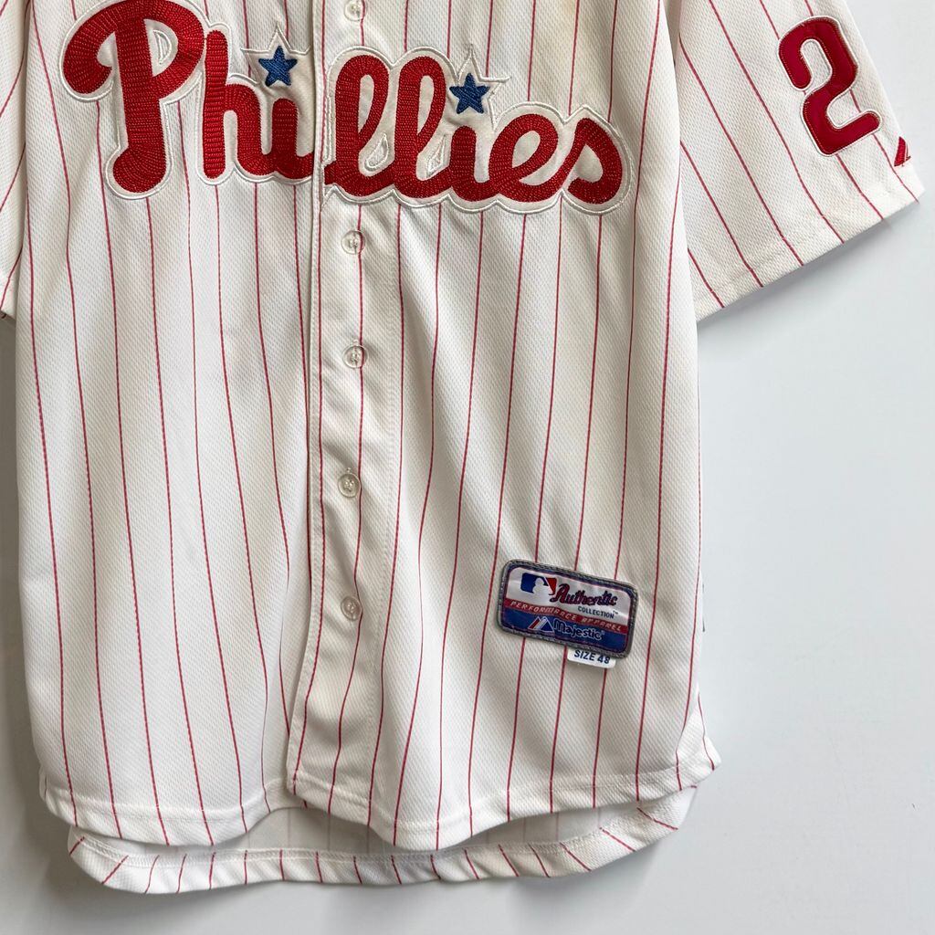 Majestic MLB パイレーツ ベースボールシャツ ユニフォーム XL 白 楽天