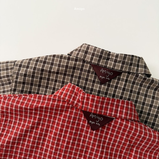 ⭐︎即納⭐︎[ amigo ] lily check shirt