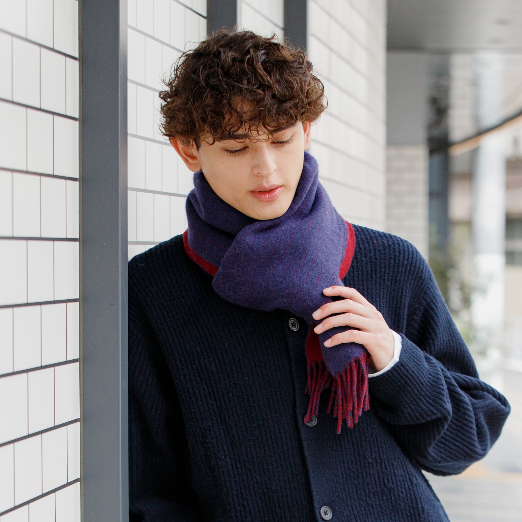 HERMES カシミヤ マフラー　新品 超希少】HERMES メンズ マフラー カシミヤ Camel リバーシブル