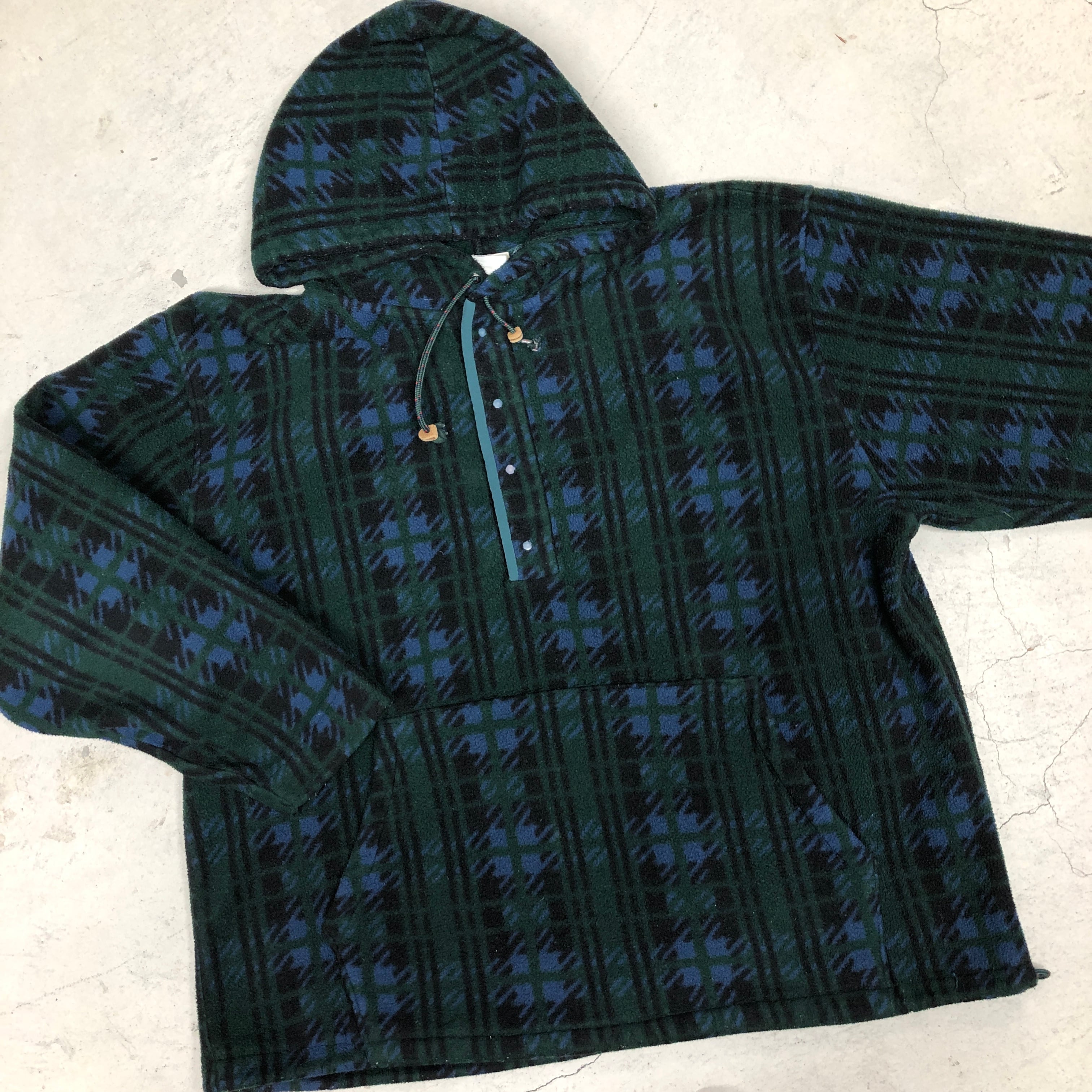 1990s LL BEAN FLEECE SNAP PARKA | safarionline