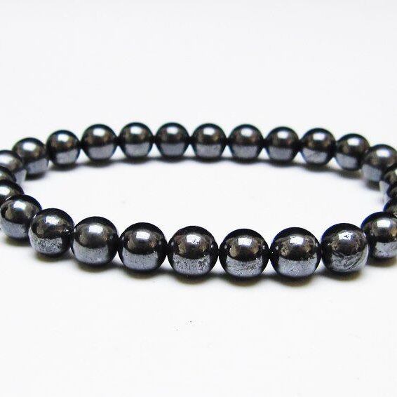 スギライト ブレスレット 7mm ブラックスギライト ブレス 一点物 メール便可 [M便 1/10] 111-42867