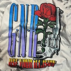 GINS’N ROSES USE YOUR ILLUSION バンドTシャツ 白 ガンズ