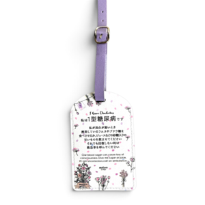 Soft Faux leather Pass case “dried flower♡”