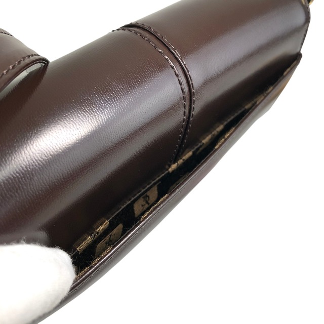 Yves Saint Laurent イヴ・サンローラン ショルダーバッグ ブラウン YSL レザー vintage ヴィンテージ オールド yeh3vd