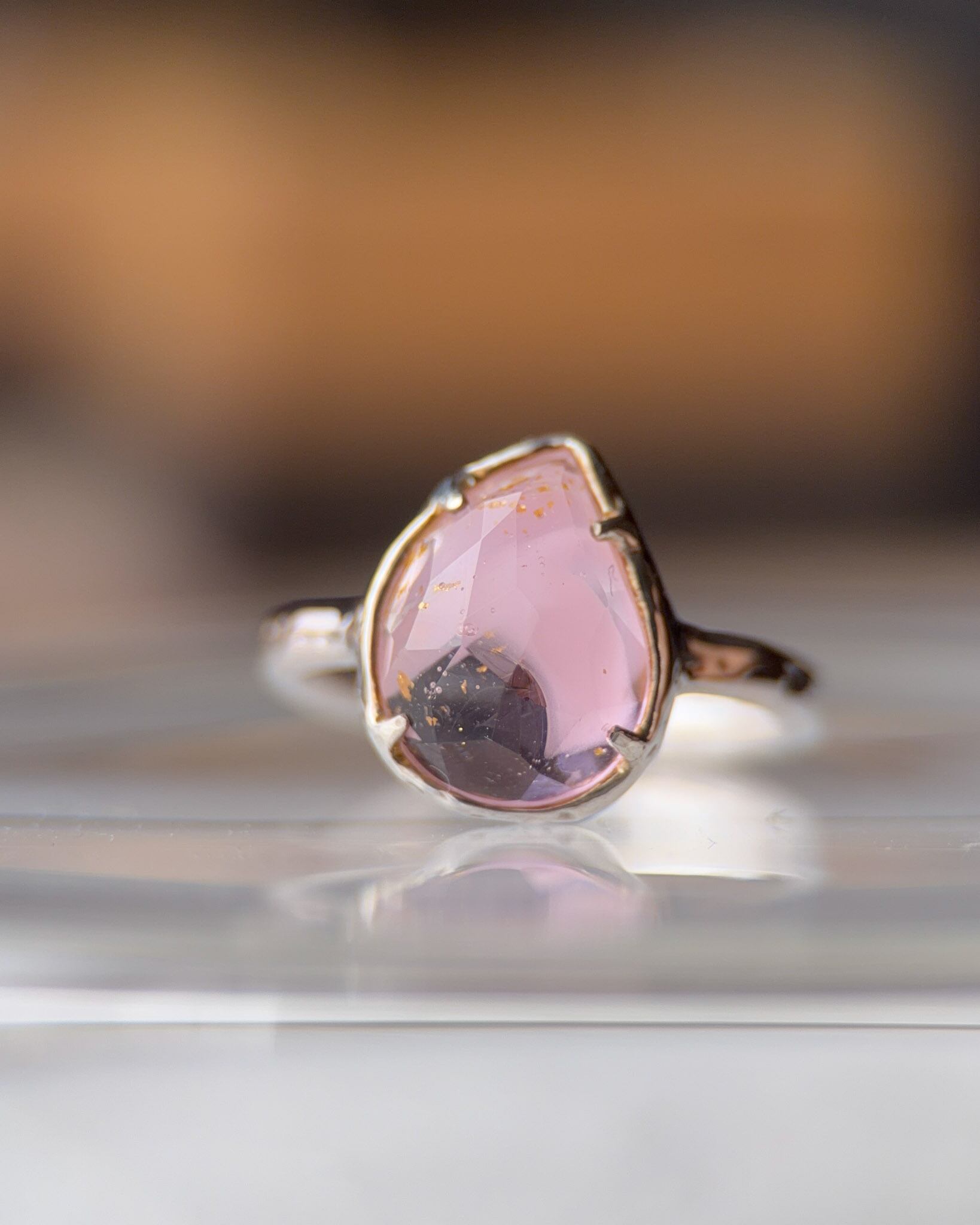 glass jewelry #34 ring 13号 | yuiaglass