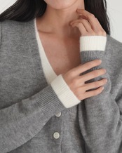 Fake layered Cardigan　T20275