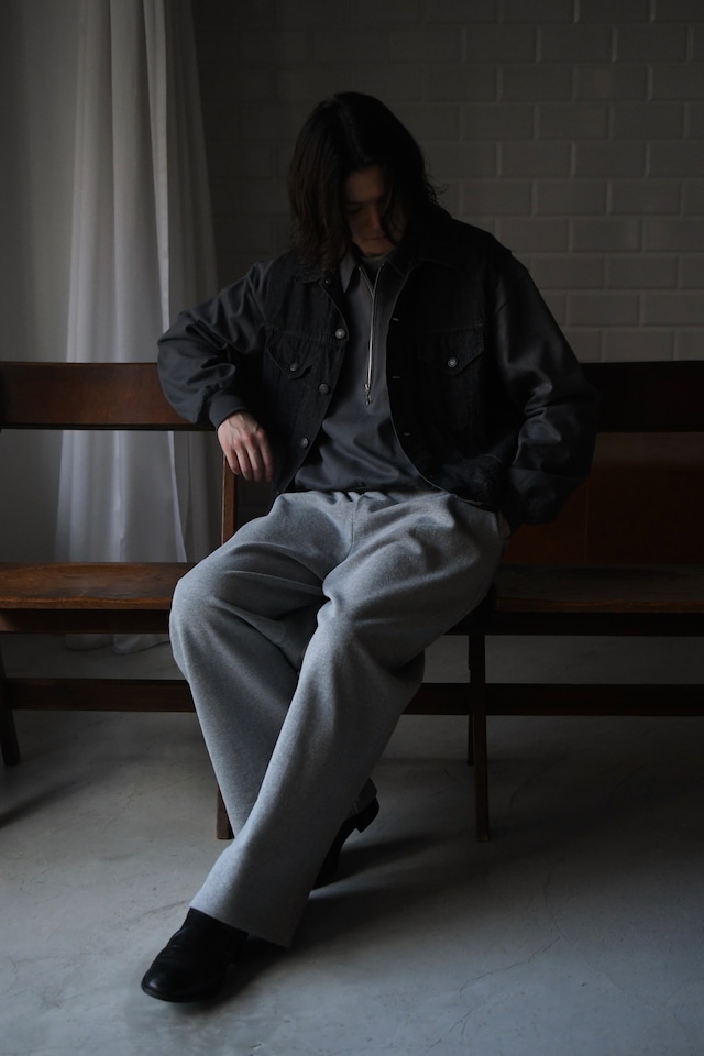 REVERBERATE / HALF ZIP JERSEY (D.GRAY)