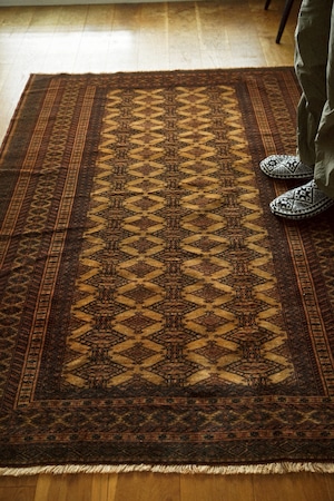 2217-Vintage Turkmen rug