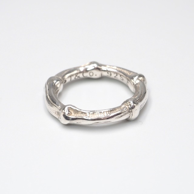 Tiffany&Co.  約10号 バンブーリング シルバー925  ティファニー