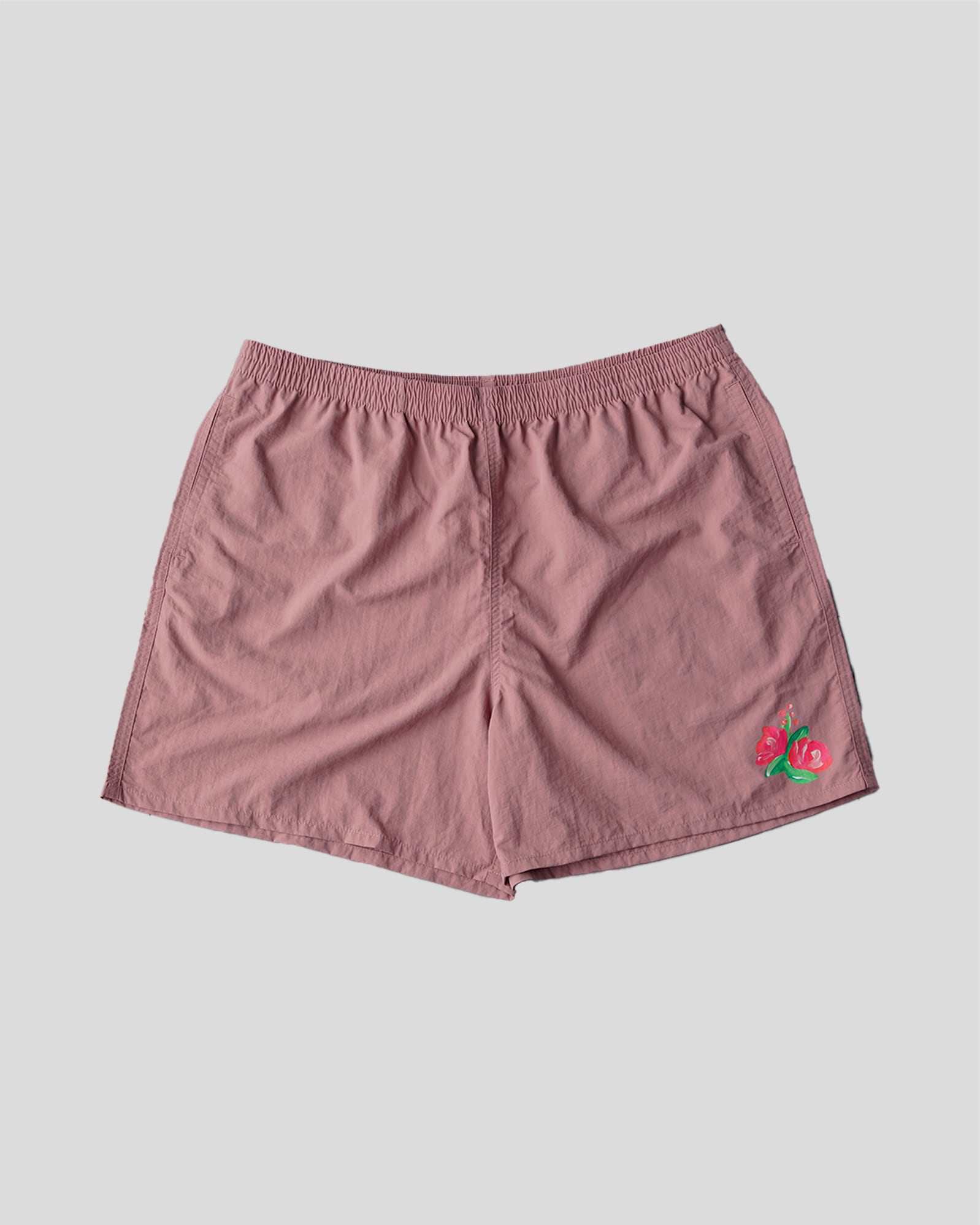 LP MM HAPPINESS FLOWER BOX NYLON SHORTS ROSE