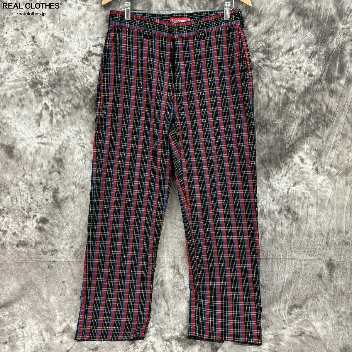 Supreme/シュプリーム 【23SS】Work Pant T/C/ツイルチェックワーク 