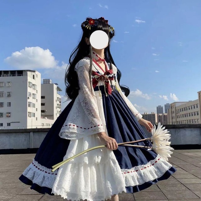 和ロリ JSK ジャンパースカート ブラウス ツーピース トランペット 