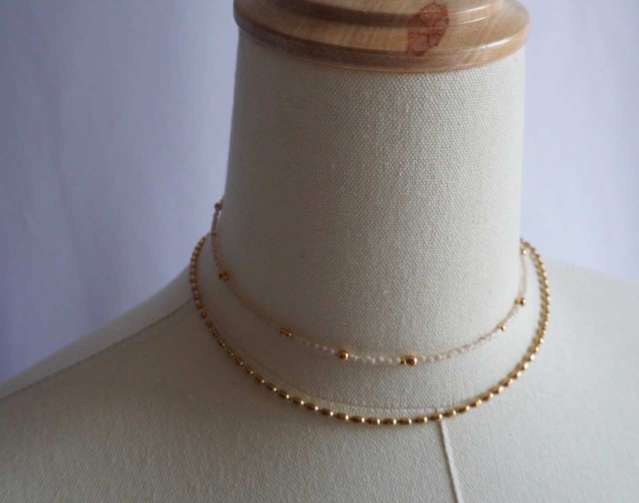 【 CORE 】stainless ballchain necklace
