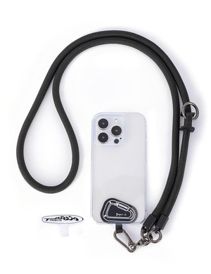 【努力特価】[project-cb] スマホストラップ ストラップホルダー *2 首掛け ショルダー 斜めがけ 極太 携帯ストラップ アウトドア 落下防止