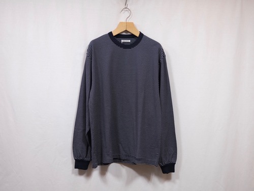 UNIVERSAL PRODUCTS. ORIGINAL BORDER L/S T-SIRTS NAVY”