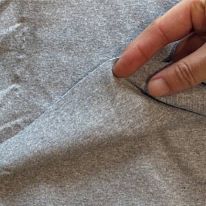 ★TB370◆3m◆ラスト1点‼綿100%フライスニット生地◆グレー