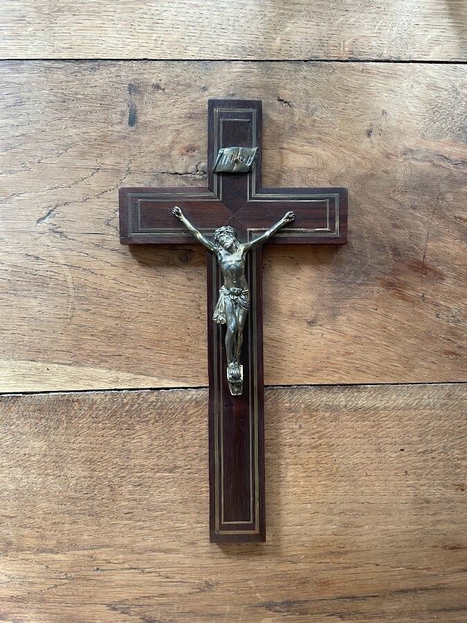 フランスアンティーク 十字架 木製クロス 壁掛け用【R-2】 | Noisette
