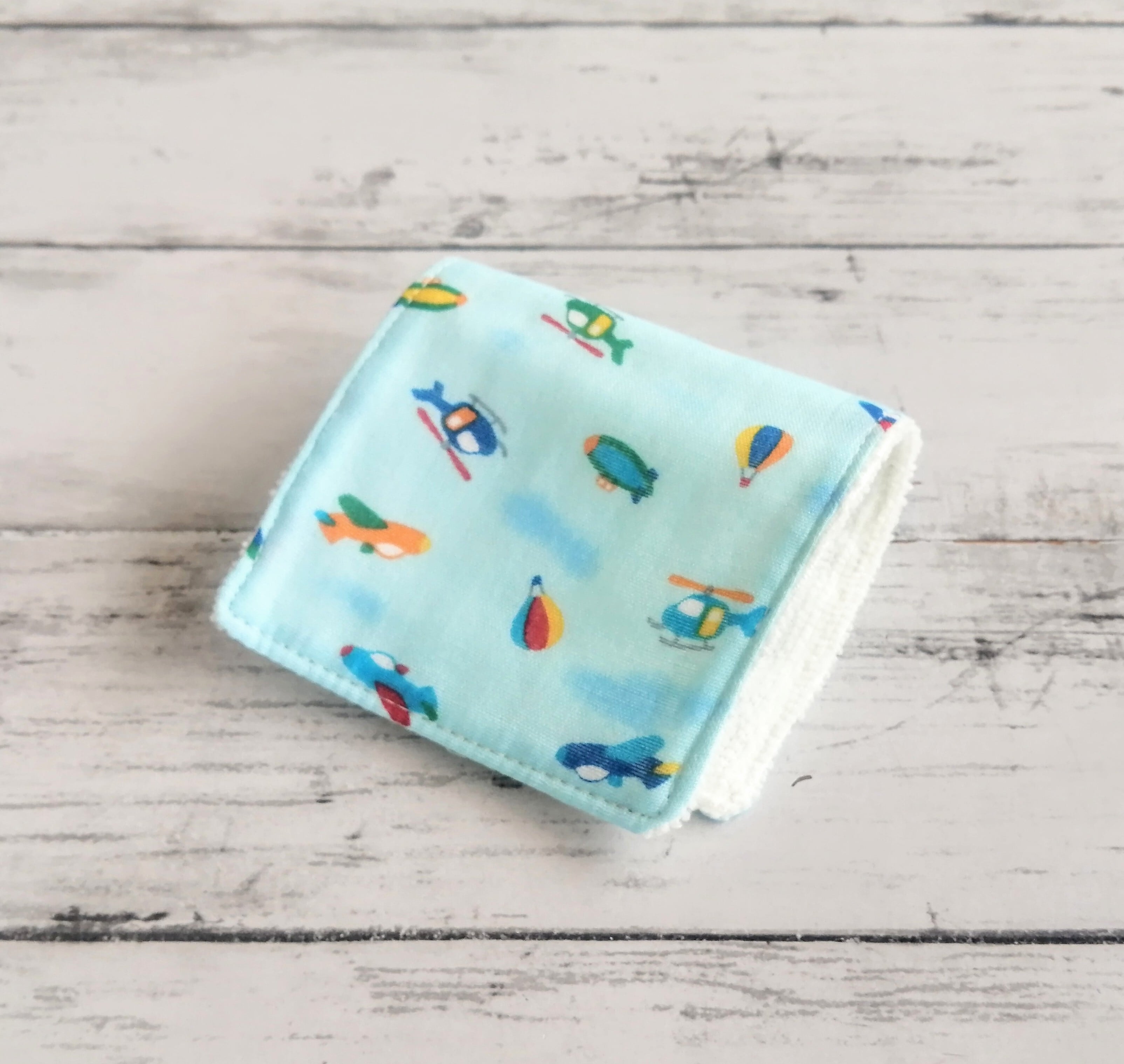 ハンドメイドガーゼハンカチ fuwara 8重 おさるさん ハート 8重ガーゼ