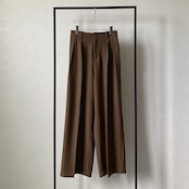 【受注予約:11月上旬入荷予定】アーバンツイルハイウエストタックPT/ベージュ