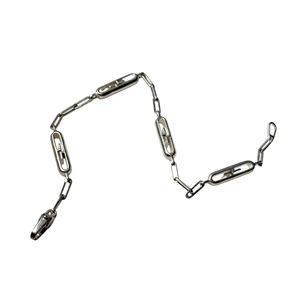 GUCCI silver GG narrow chain bracelet