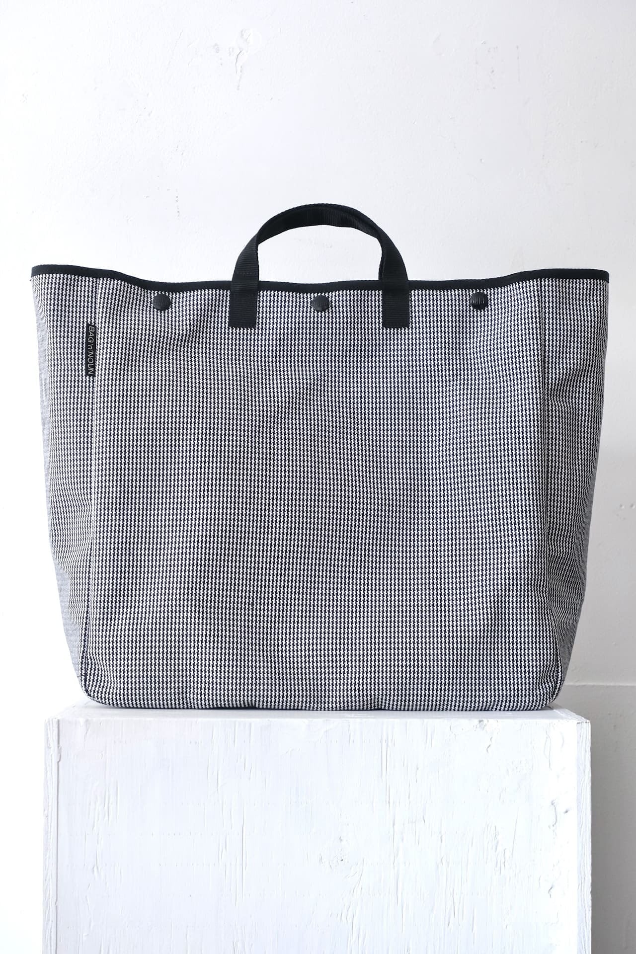 BAG'n'NOUN HOMES 'HOUNDSTOOTH/L' Black-H/T