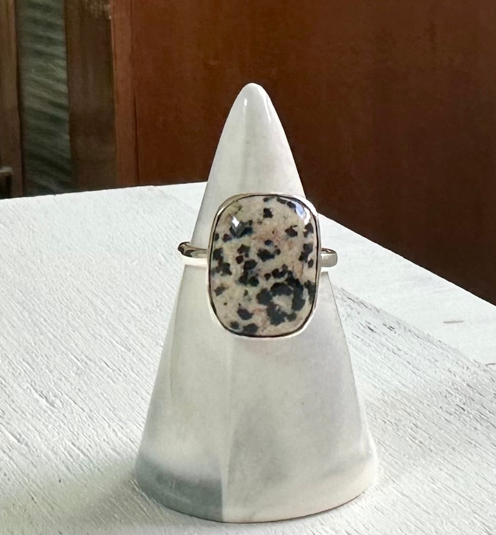 ダルメシアンジャスパー シルバーリング