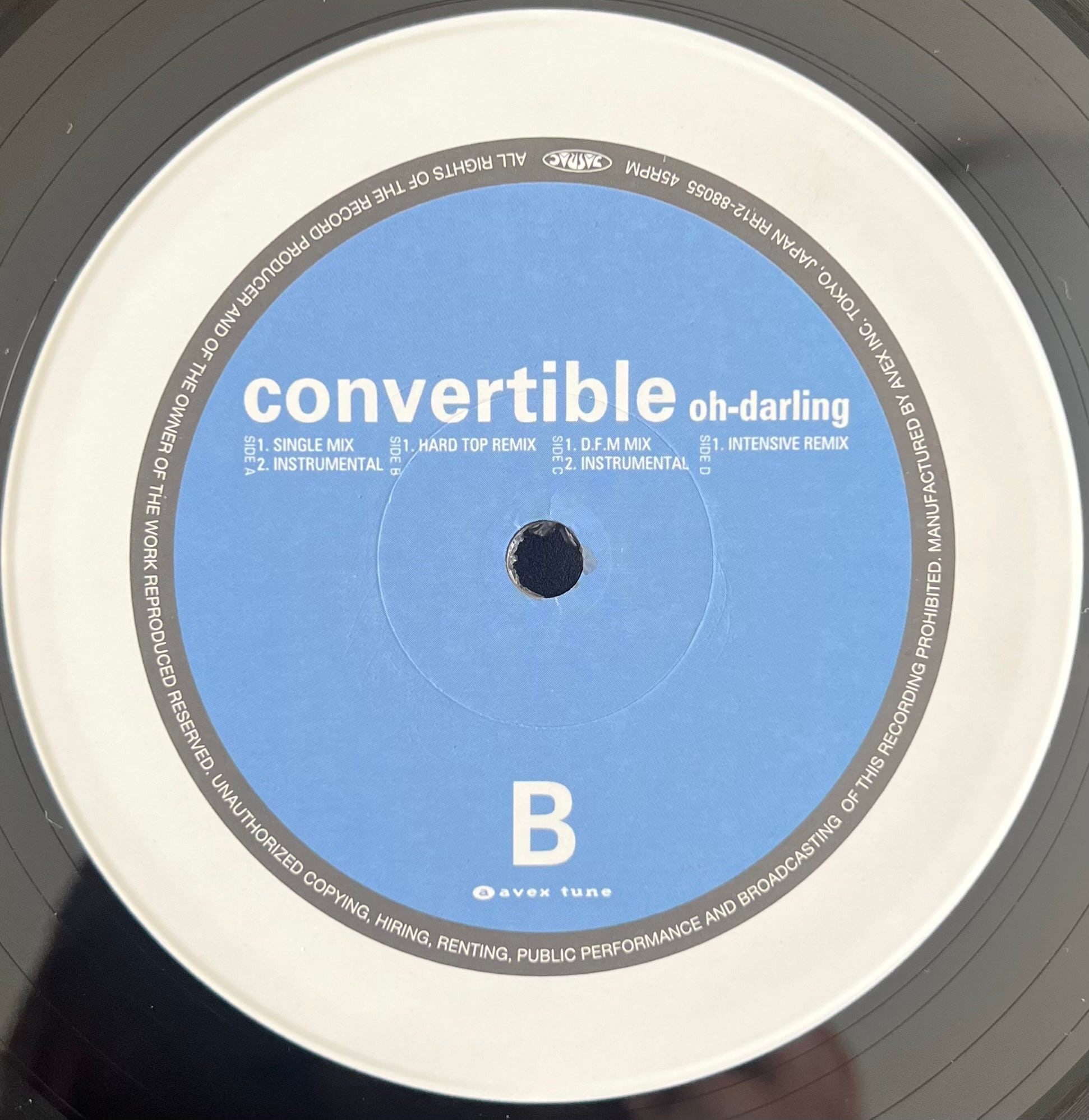 1998] Convertible – Oh Darling [Rhythm Republic] | ビークルレコード