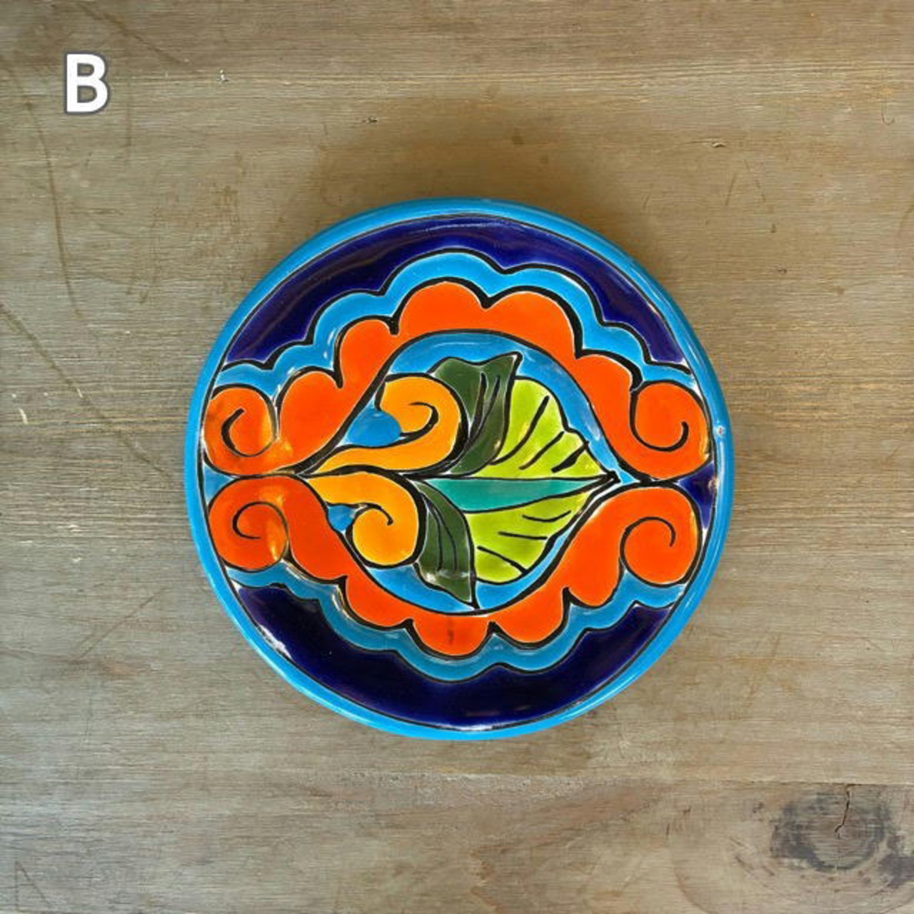 Mexico Guanajuato Ware Mini Round Plate 6type　メキシコ　グアナファト焼　ミニ丸プレート　全6種　ケーキ皿　取り皿　小皿