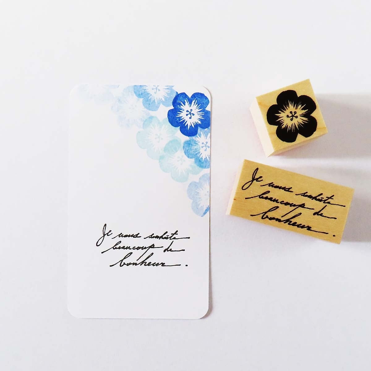 ネモフィラのワンポイントスタンプ はんこ 304 | Pay ID