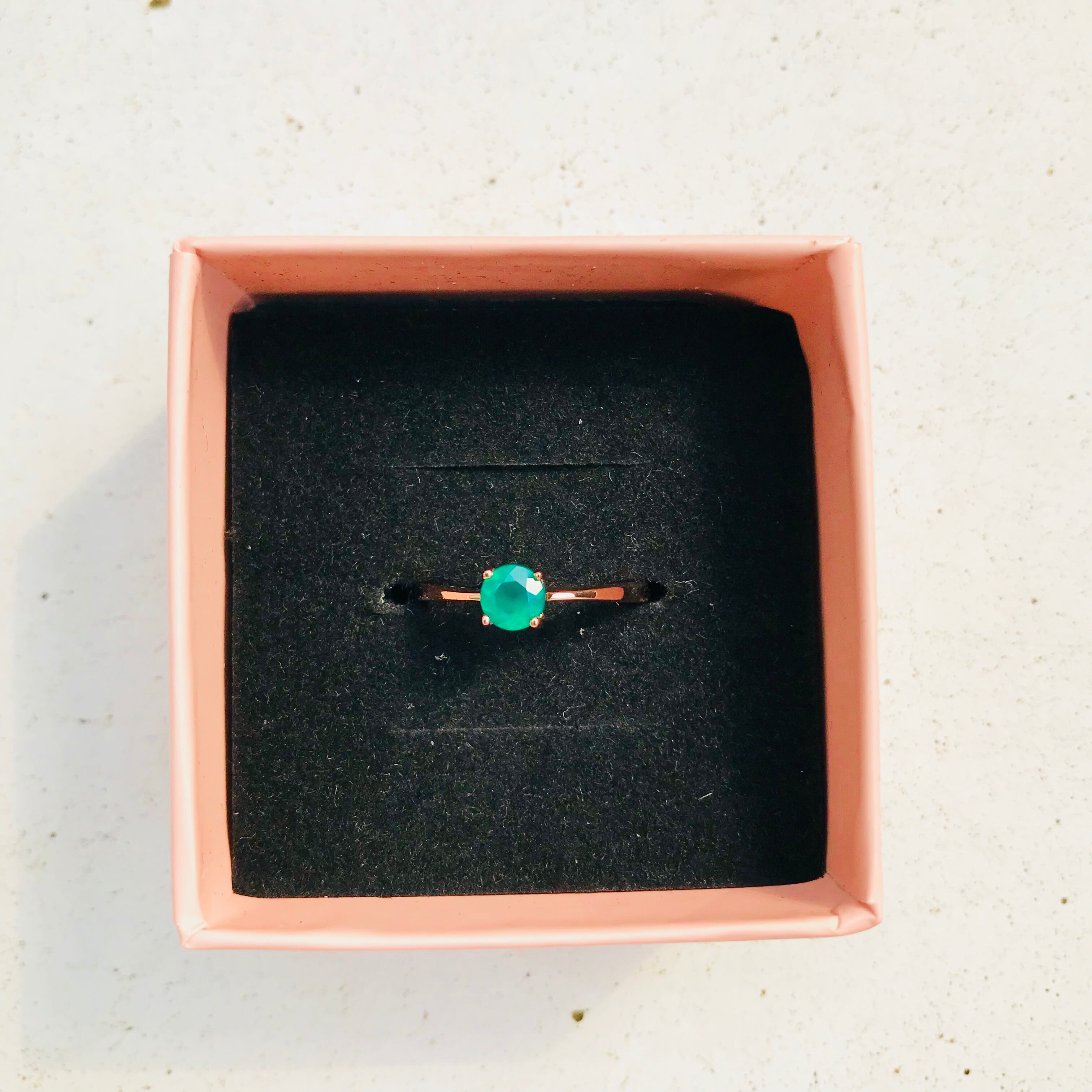 グリーンアゲートリング | ＜天然石ジュエリー＞Sally's Jewelry