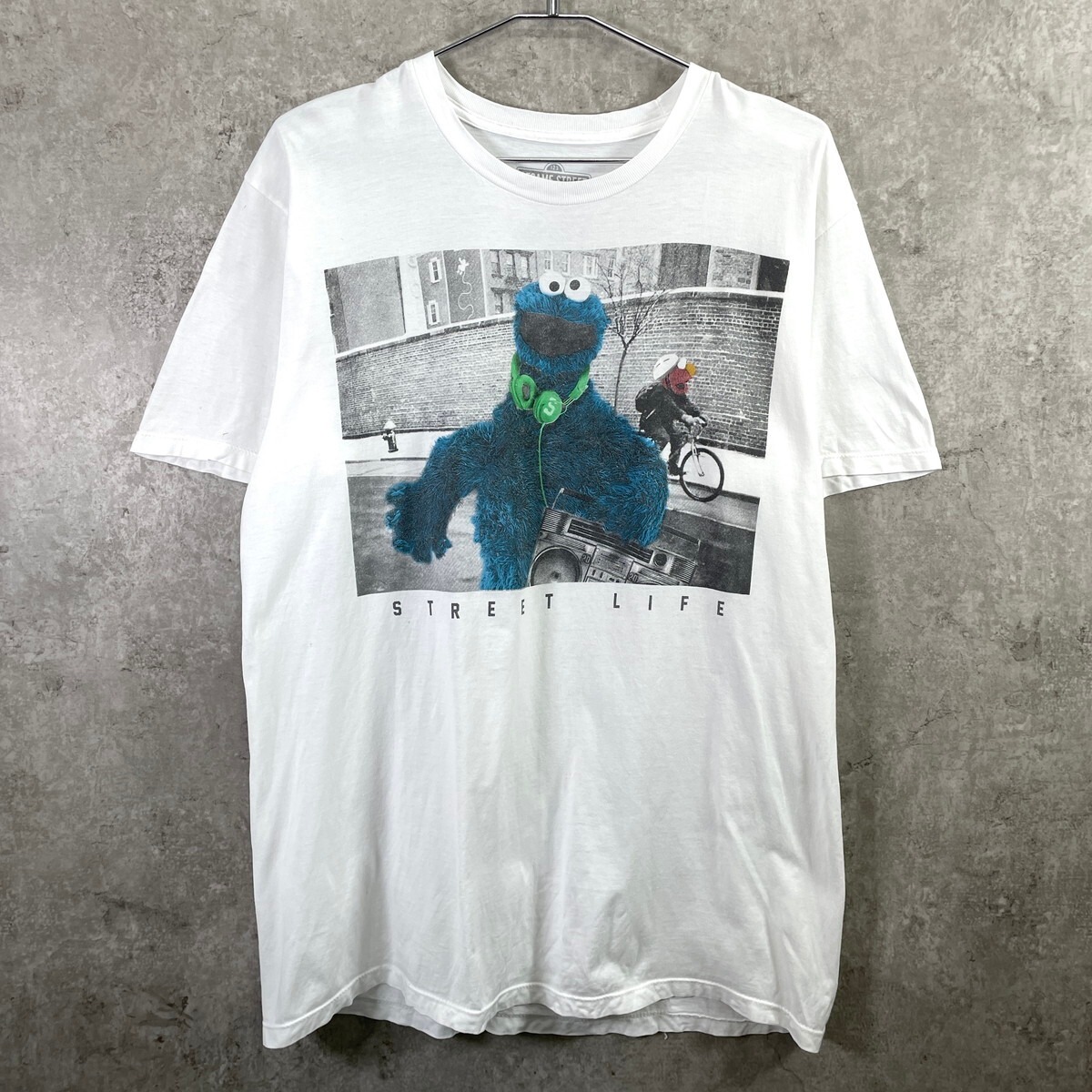 SESAME STREET セサミストリート キャラクタープリントTシャツ メンズM 