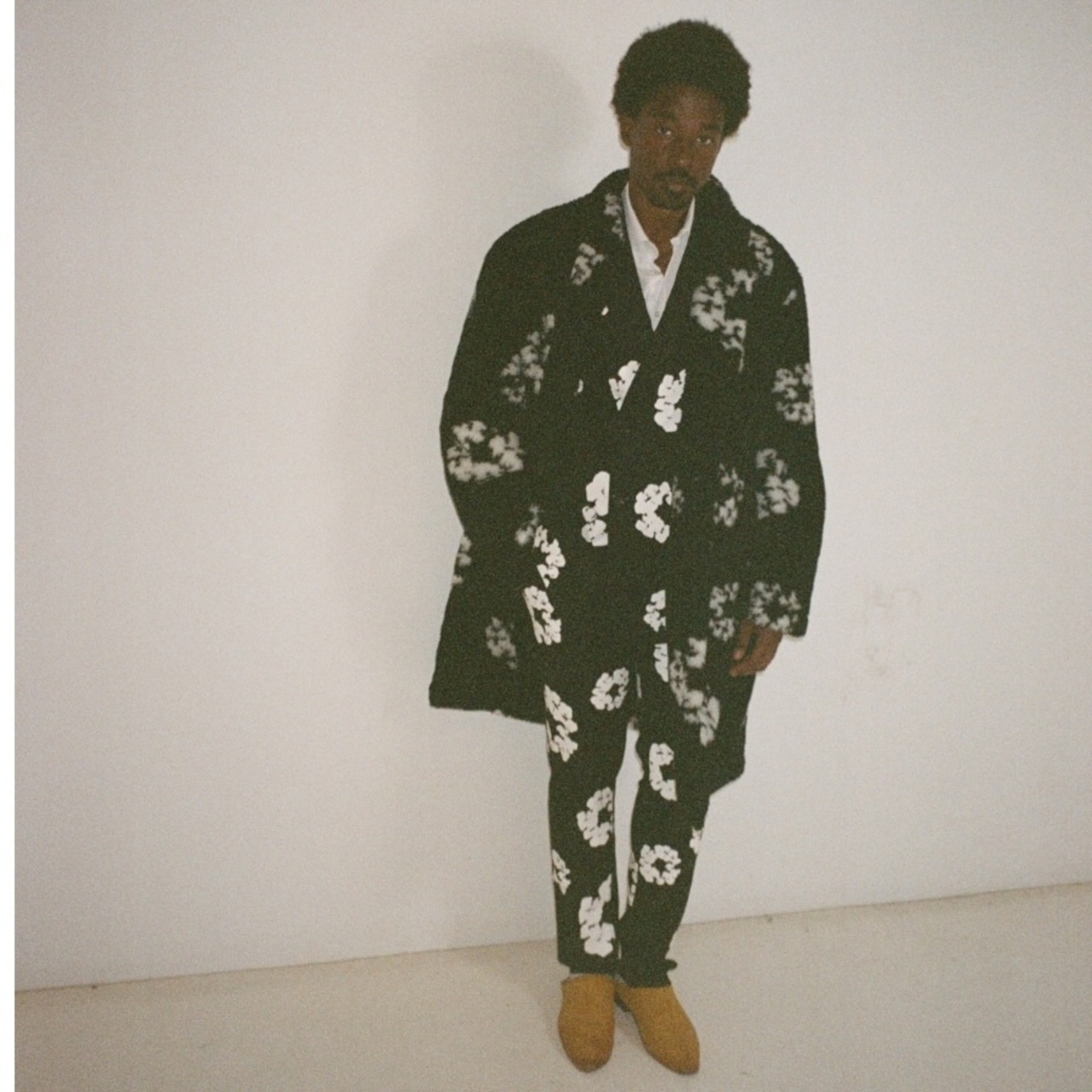 【SAINTMICHAEL】SM-YS1-0000-C49/DT_SLACKS/CT WRTH/BLACK - 4