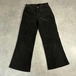 70s Wrangler カナダ製 コーデュロイ フレアパンツ ブラック