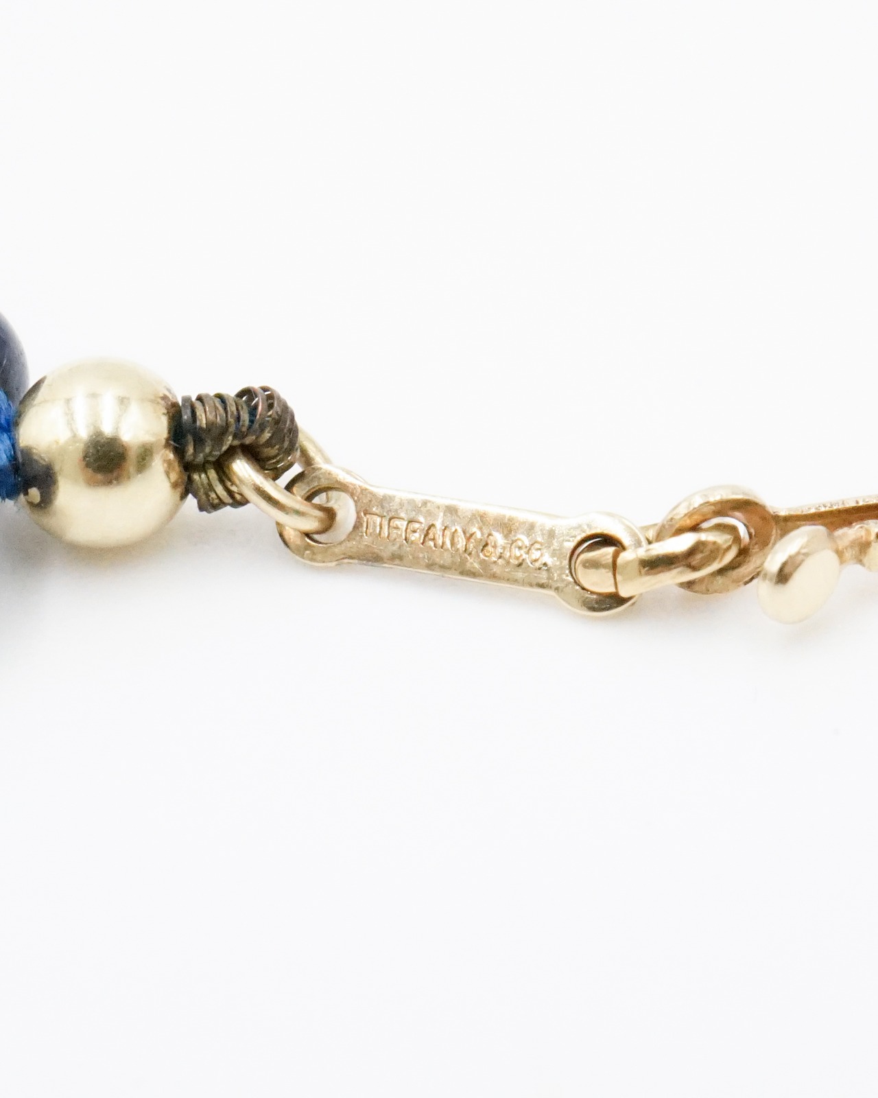 〈Tiffany＆Co〉Gold combination beads bracelet