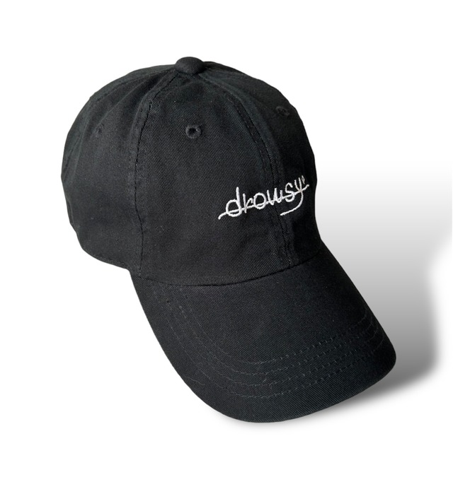 Drowsy SIMPLE FRONT LOGO CAP 23SS BK drowsy Drowsy drowsy-simple-logo-front-hoodie-22aw-wh-drowsy