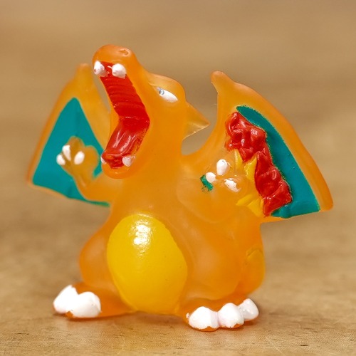 4342BP1 リザードン クリア ポケモンキッズ 指人形 平成レトロ 1996 90s 90年代 Pokémon ゲーム アニメ おもちゃ